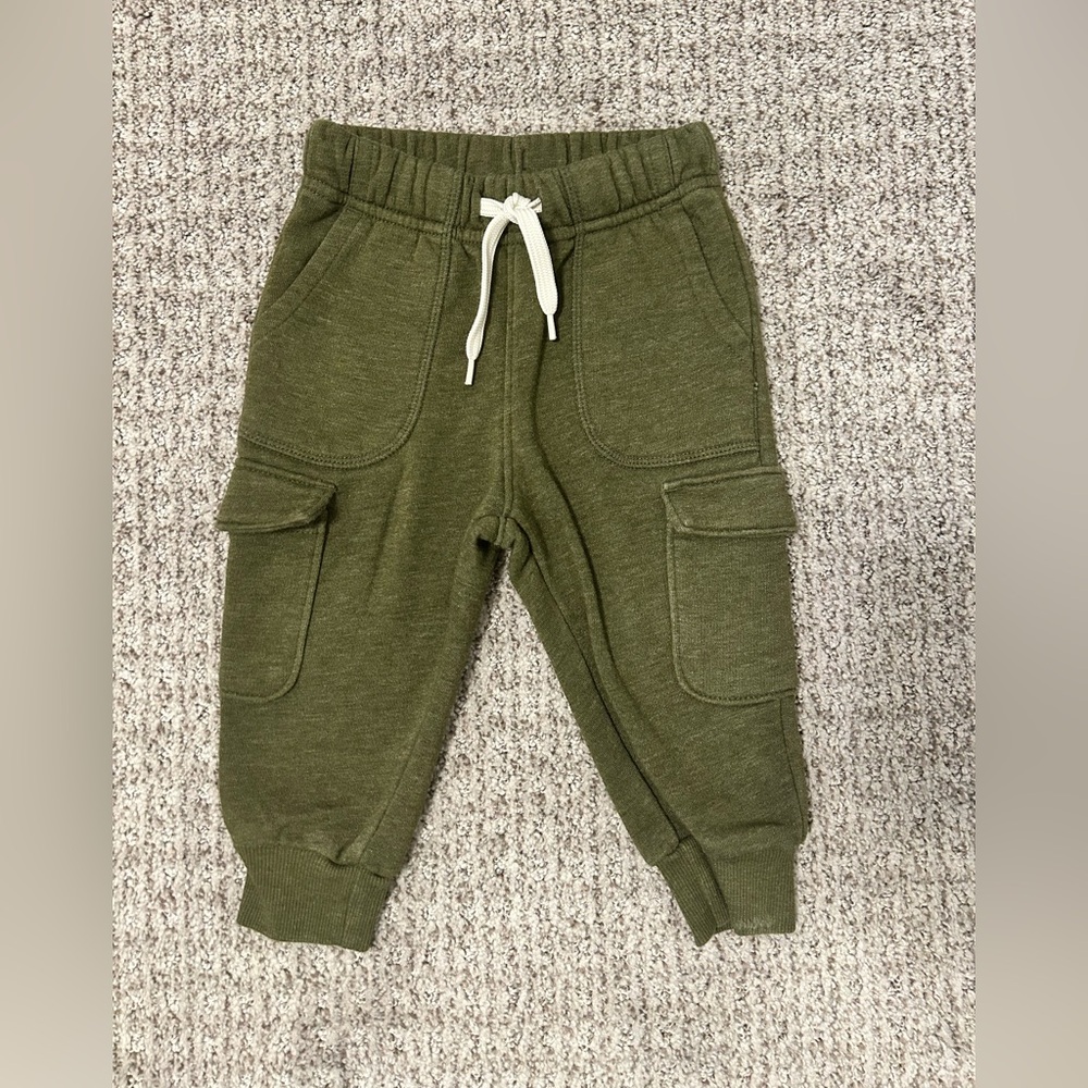 Old Navy Kids Olive Joggers with Pockets